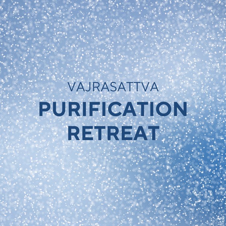 Purification retreat, meditation